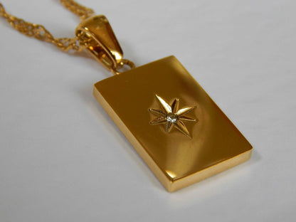 Waterproof Gold Star Necklace