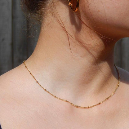 Dainty Satellite Chain Necklace