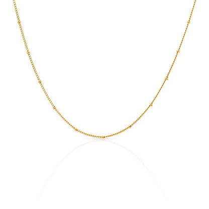 gold satellite necklace